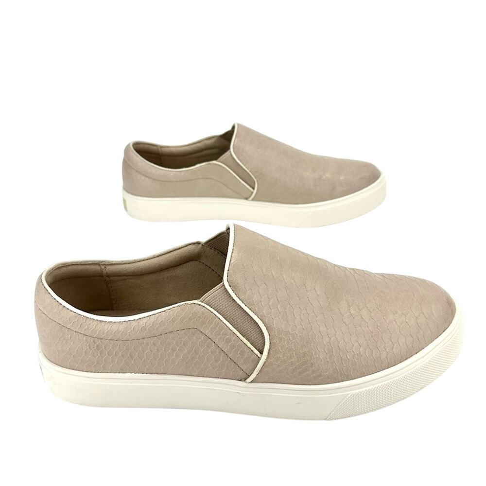 Aldo Jille Slip-On Sneaker Size 9 Mauve Pink Faux Leather Low Platform Embossed - Picture 2 of 14